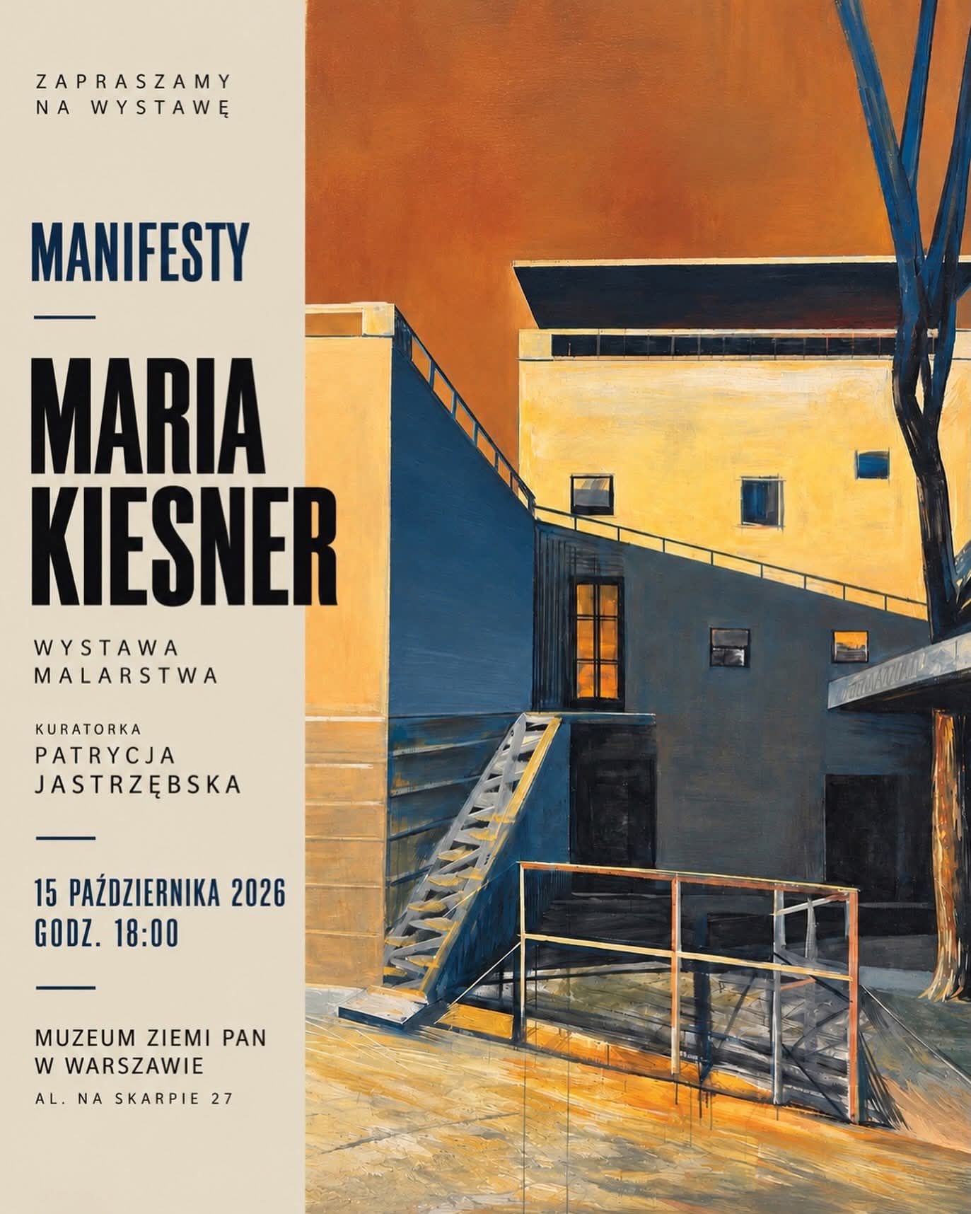 AN Muzeum Ziemi w Warszawie zaprasza na wystawę Marii Kiesner „Manifesty”